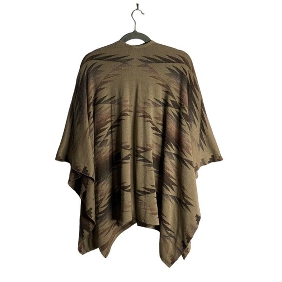 Zighilli Women's Soft Knit Tan Patterned Shawl - Picture 6 of 6